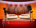 Talk Show Studio Interior