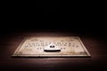 Talking board and planchette