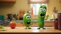 Talking Green Bean Friends: A Pixar-style Animation By Paul Wong