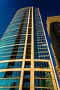 Tall apartment building in Center City, Philadelphia, Pennsylvania. Royalty Free Stock Photo