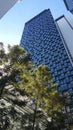 Tall Apartment Building with patio in Bangkok, Thailand