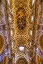 Tall Arches Nave Ceiling Church Saint Louis of French Basilica Rome Italy