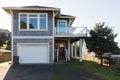 Tall beach front home