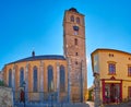 Panorama of medieval St James Church, Kutna Hora, Czech Republic Royalty Free Stock Photo