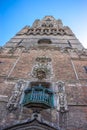 The tall belfry tower at Brugge, Belgium, Europe