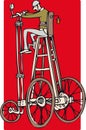 Tall bike Royalty Free Stock Photo
