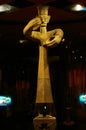 Tall Bronze Statue Sanxingdui Sichuan China