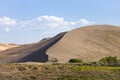 Tall Bruneau sand dunes. Royalty Free Stock Photo
