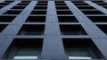 tall building apartment commercial cold brutalist glass concrete dark Royalty Free Stock Photo