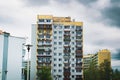 Tall Building With Balconies Royalty Free Stock Photo