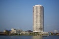 Tall building besides Chao Praya River