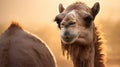 Relatable Personality: A Camel With Long Hair And Brown Eyes