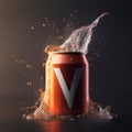 Tall Can of V Energy Drink