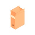 Tall Carton Box Composition Royalty Free Stock Photo
