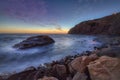 Tall Cliffs of Dana Point After Sunset Royalty Free Stock Photo