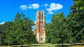 Tall clock tower at Michigan state university