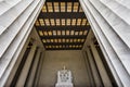 Tall Columns Abraham Lincoln Statue Memorial Washington DC Royalty Free Stock Photo