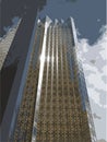 Tall Corporate Office Tower Vector