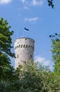 Tall Hermann - Toompea castle tower in Tallinn Royalty Free Stock Photo