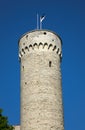 Tall Hermann - a tower of the Toompea Castle on Toompea hill. Tallinn, Estonia Royalty Free Stock Photo