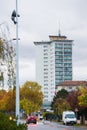 0: Tall HLM building in Strasbourg Royalty Free Stock Photo