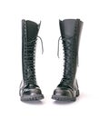 Tall Knee High Combat Boots With Screwed On Soles
