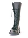 Tall Knee High Combat Boots With Screwed On Soles