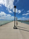 Lamppost on Bayfield Pier