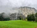 Giant waterfall from the clouds