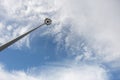 Tall light pole with nice sky Royalty Free Stock Photo