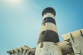 Tall lighthouse on the sea Royalty Free Stock Photo
