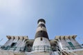 Tall lighthouse on the sea Royalty Free Stock Photo
