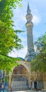 Tall minaret of Muratpasa mosque in Antalya Royalty Free Stock Photo