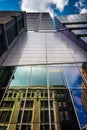 Tall, modern building in Boston, Massachusetts. Royalty Free Stock Photo