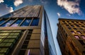 Tall, modern buildings in Boston, Massachusetts. Royalty Free Stock Photo