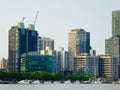 Tall modern buildings in Shanghai Royalty Free Stock Photo