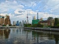 Tall modern buildings in Shanghai Royalty Free Stock Photo