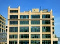 New york city office buildings glass exterior Royalty Free Stock Photo