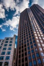 Tall, modern skyscraper in Boston, Massachusetts. Royalty Free Stock Photo