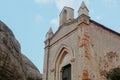 Tall mountain around the monastery of Santa Maria de Montserrat in Catalonia, Spain Royalty Free Stock Photo