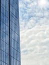 Tall office building in blue sky background Royalty Free Stock Photo