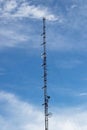 Tall radio communication antenna mast or mobile tower