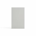 A tall, rectangular, gray object standing alone against a white background Royalty Free Stock Photo