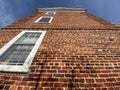 Tall Red Brick Condominium Building