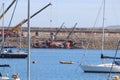 The historic sail ship Zebu sinking off Welsh coast