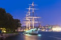 Tall ship ''AF Chapman'' in Stockholm, Sweden