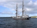 Tall Ship At Anchor