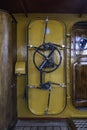 Tall ship and antique anti flood door