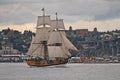 Tall ship demonstration Royalty Free Stock Photo