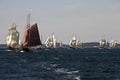 Tall ship race Royalty Free Stock Photo